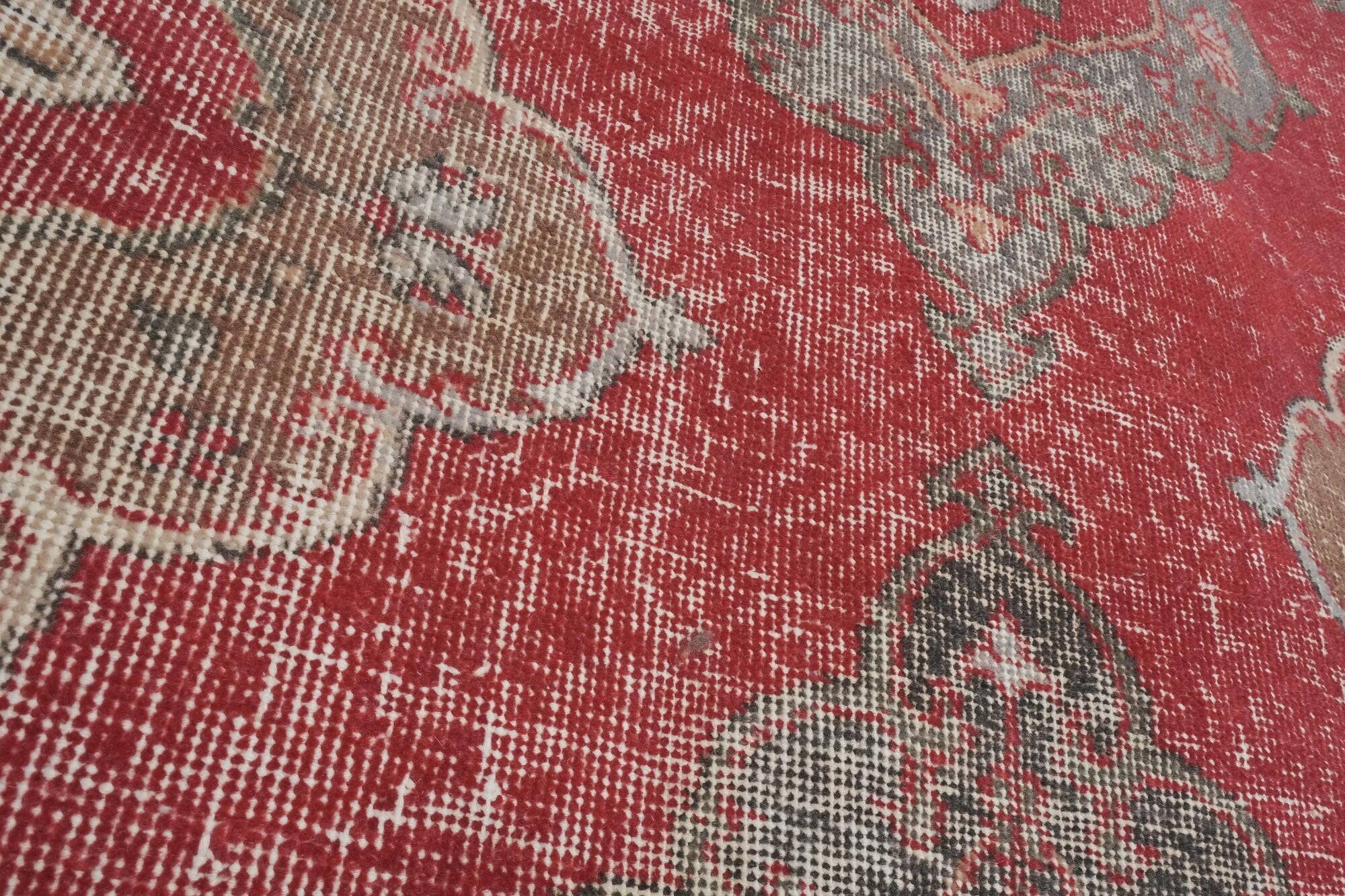Vintage Turkish hallway rug 82x405 cm