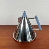 Postmodern German stainless steel kettle by Fissler, 1980s.