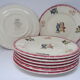 8 dessert plates Longwy Marseille