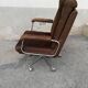 Fauteuil  vintage tissu marron