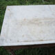 Wooden and marble desk