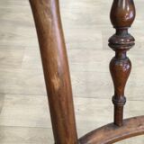 4 old wooden bistro chairs