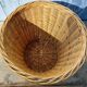 Wicker wastepaper basket