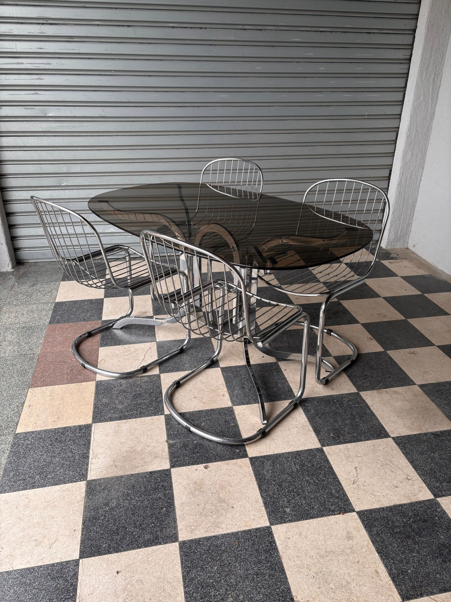 Table à manger seventies