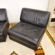 Mid-Century modular sofa in leather by De Sede, Set of 5, 1970s