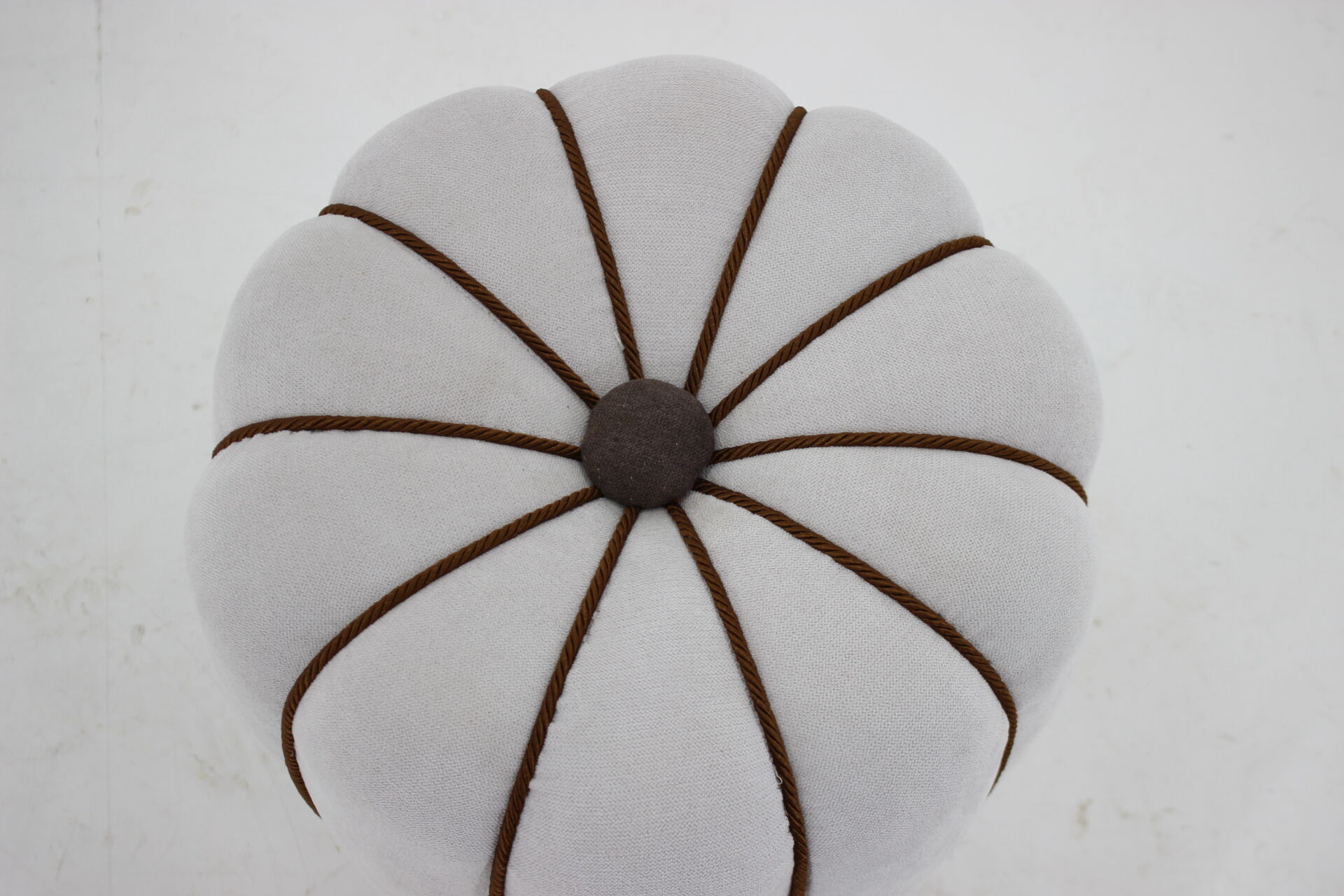 1940s Jindrich Halabala Art Deco Tabouret, Czechoslovakia