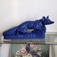 Sculpture années 50 bleu Klein