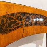 Biedermeier Dining Chair in Cherry Wood and Ink, South Germany, 1820s