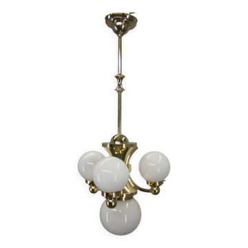Lustre Art Déco de Gocar, années 1910, restauré