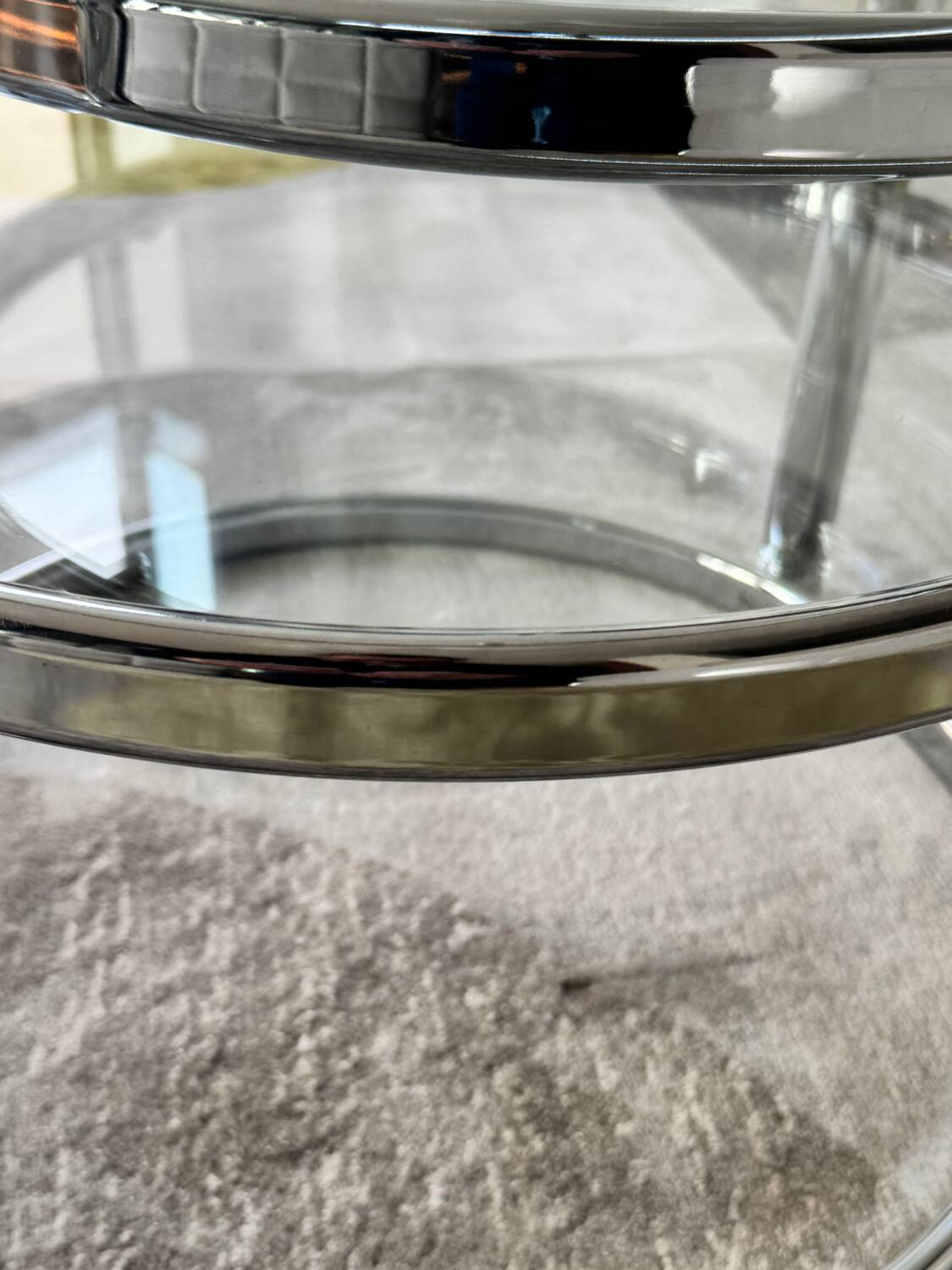 Space age coffee table Milo Baughman