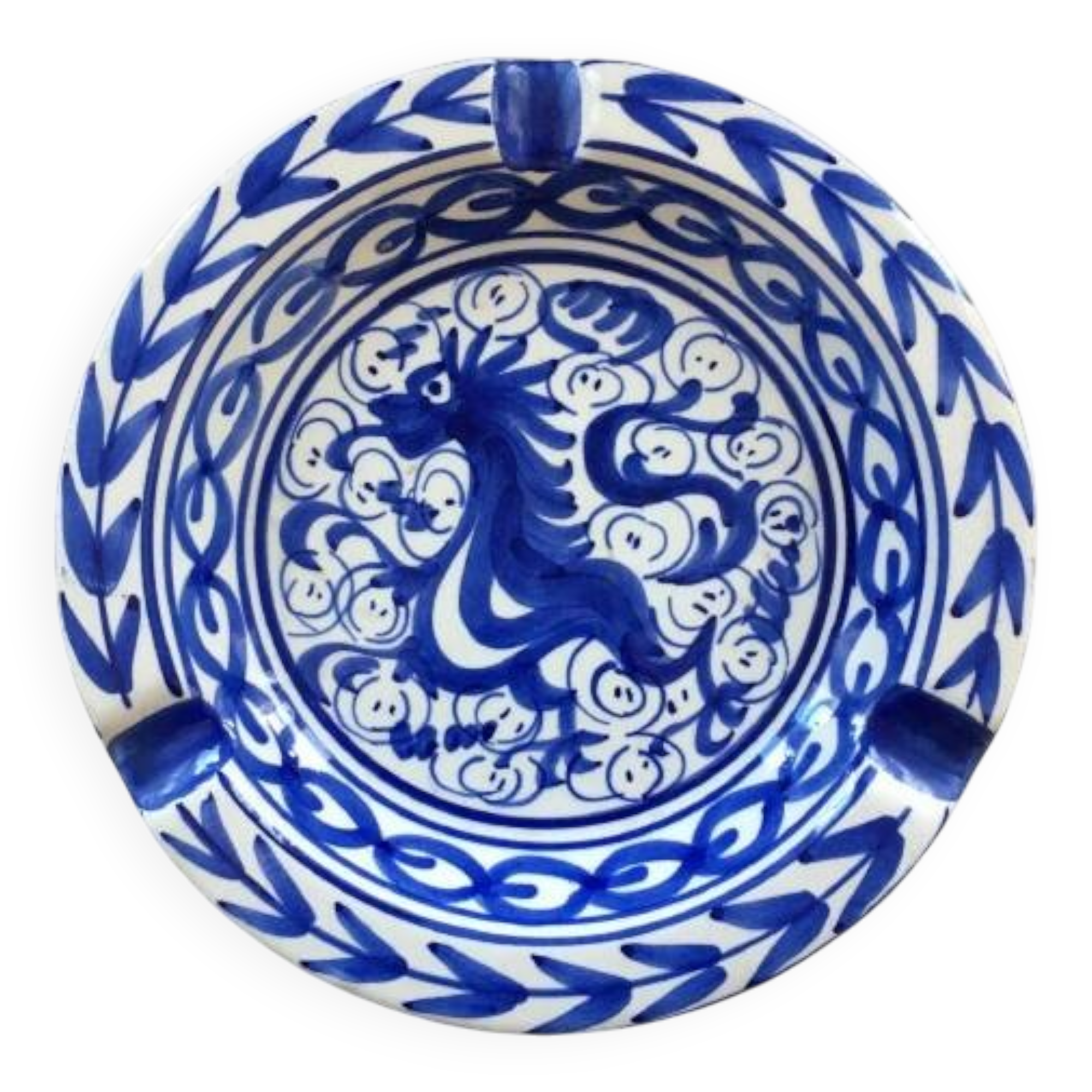 Blue dragon decor pocket emptier