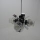 Chrome and glass chandelier, Czechoslovakia, 1960