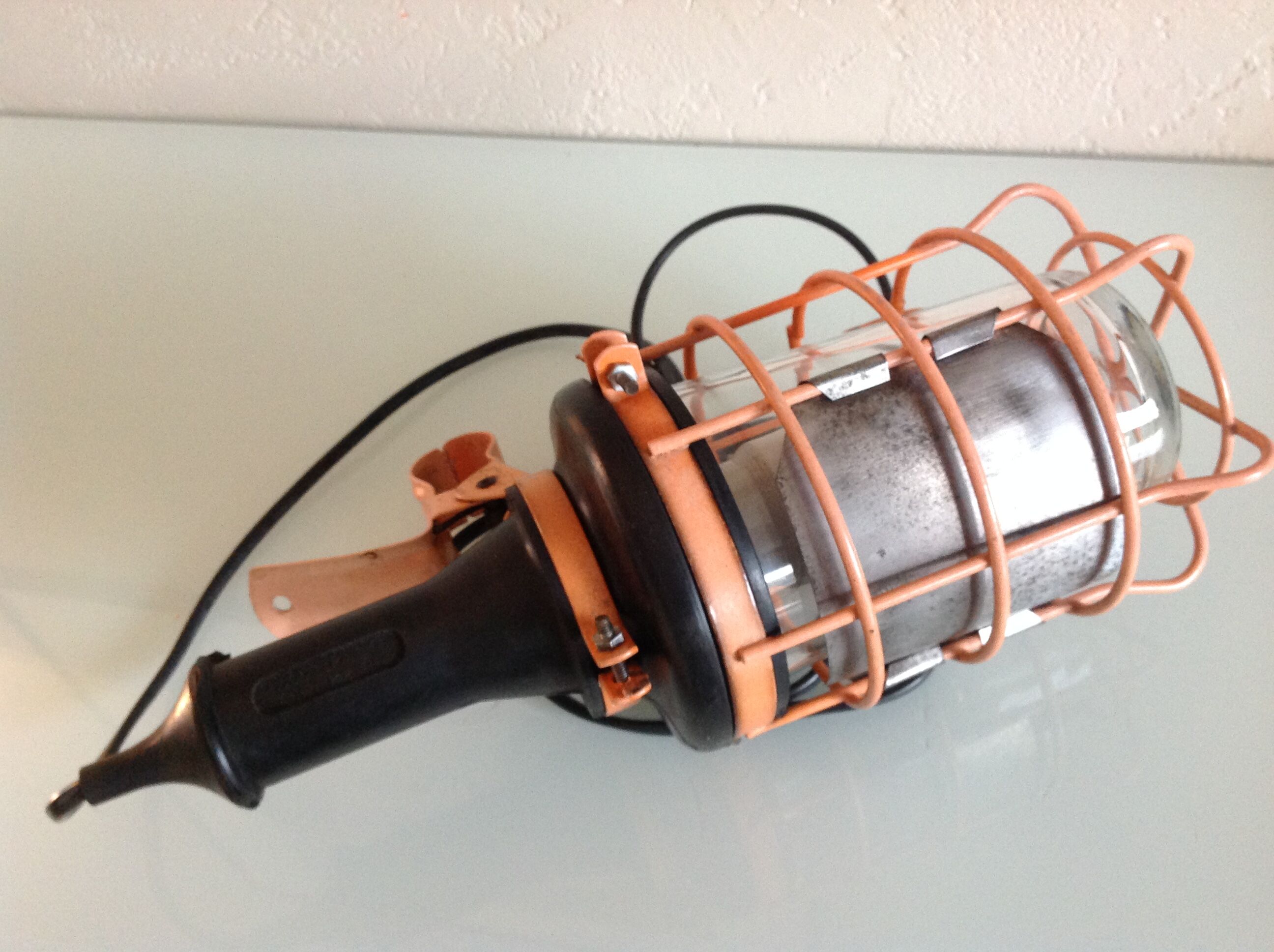 Orange Atrow Workshop Walkman with Duralex Industrial Style Glass