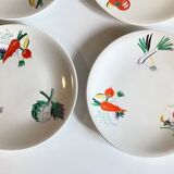 4 vegetable plates Lunéville – France