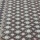 Tapis blanc beige et marron berbère traditionnel 206x133cm