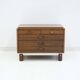 Walnut chest of drawers by Gianfranco Frattini for Bernini.