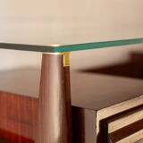 Commode or sideboard in rosewood. Italian work from the 1960s.