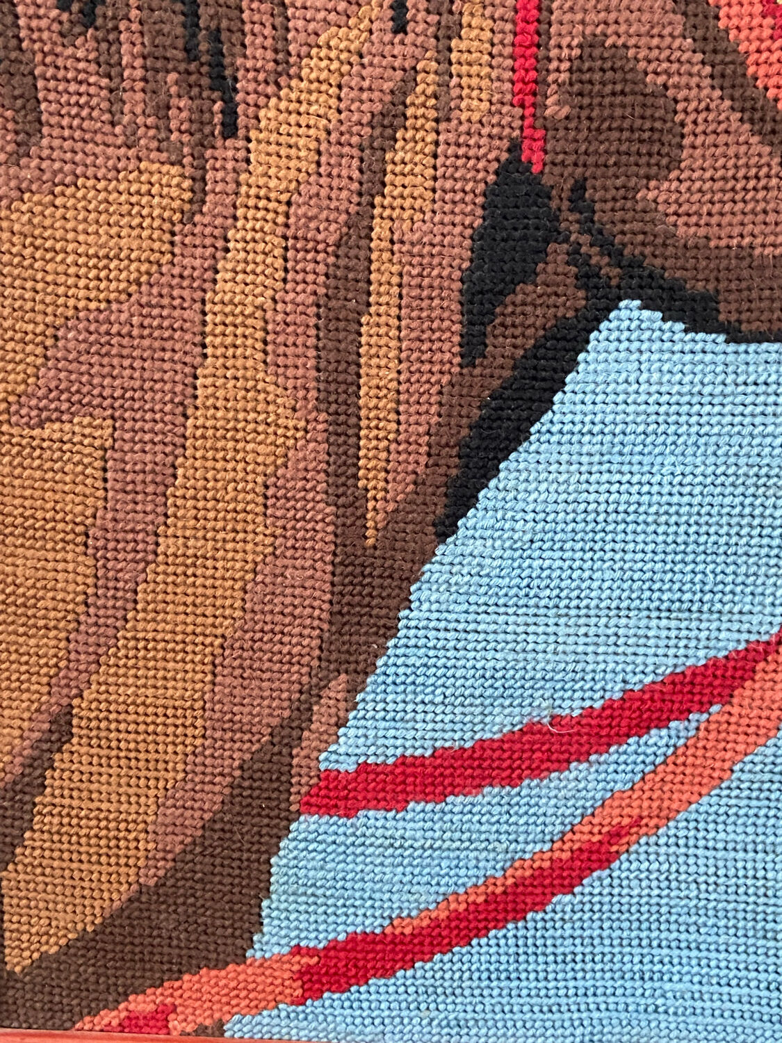 Canvas , horse's head