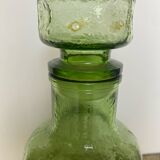 Frosted glass carafe bottle