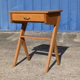 Vintage 1960s compass foot bedside table