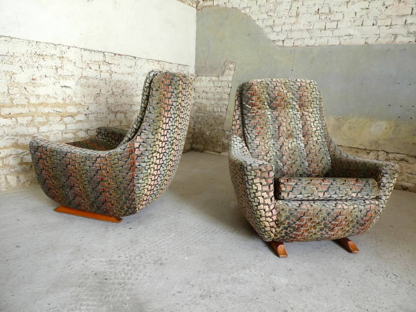 Pair of armchairs, 1970
