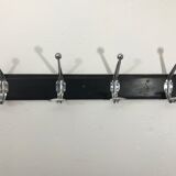 Black coat holder 4 patères