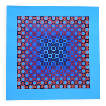 Victor Vasarely Serigraphy op art Editions du Griffon