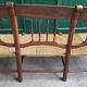 THREE-SEATER STRAW BANQUETTE PROVENCAL RADASSIER