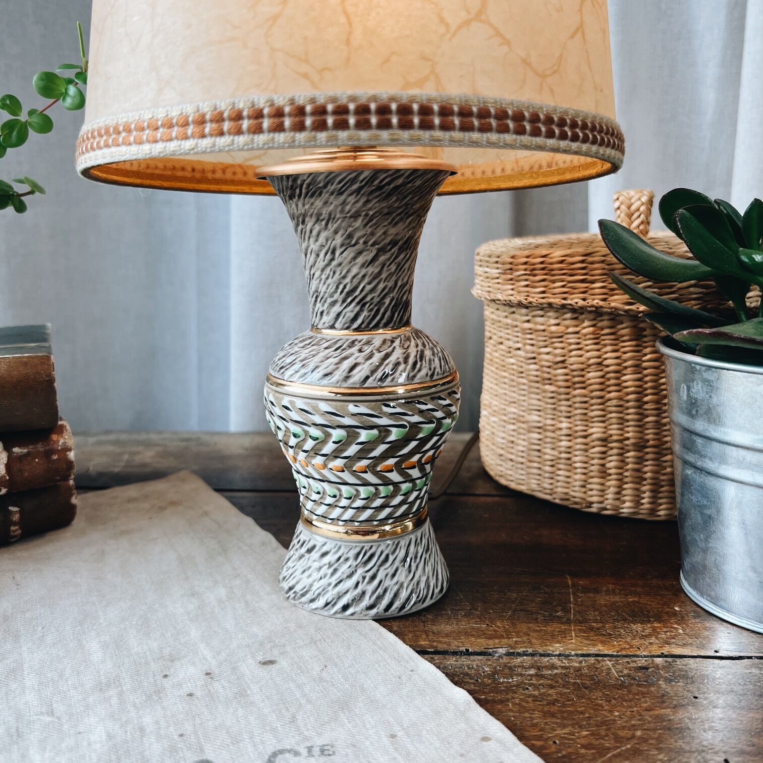 Ceramic lamp "Jacques Breugnot"