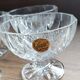 Set of 4 crystal fruit bowls