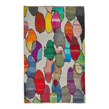 Handwoven Turkish Recycled Boho Rug 200 cm x 316 cm