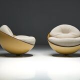 Esfera lounge chairs by Ricardo Fasanello, Brazil, late 1960s