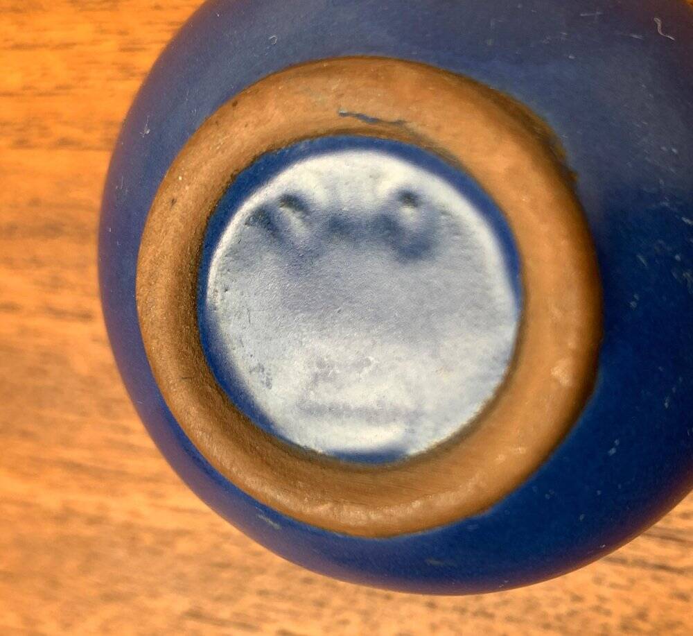 Small minimalist round vases from a mid-century pottery studio by Hildegard and Peter Delius for Hamelner Töpferei, 1960s, set of 2.