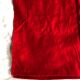 Old red tablecloth