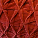 Honeycomb velvet cushion 36x40cm
