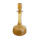 Yellow blown glass decanter