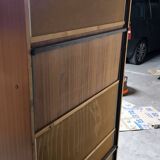 Vintage EFA bookcase and shelves by Georges Frydman