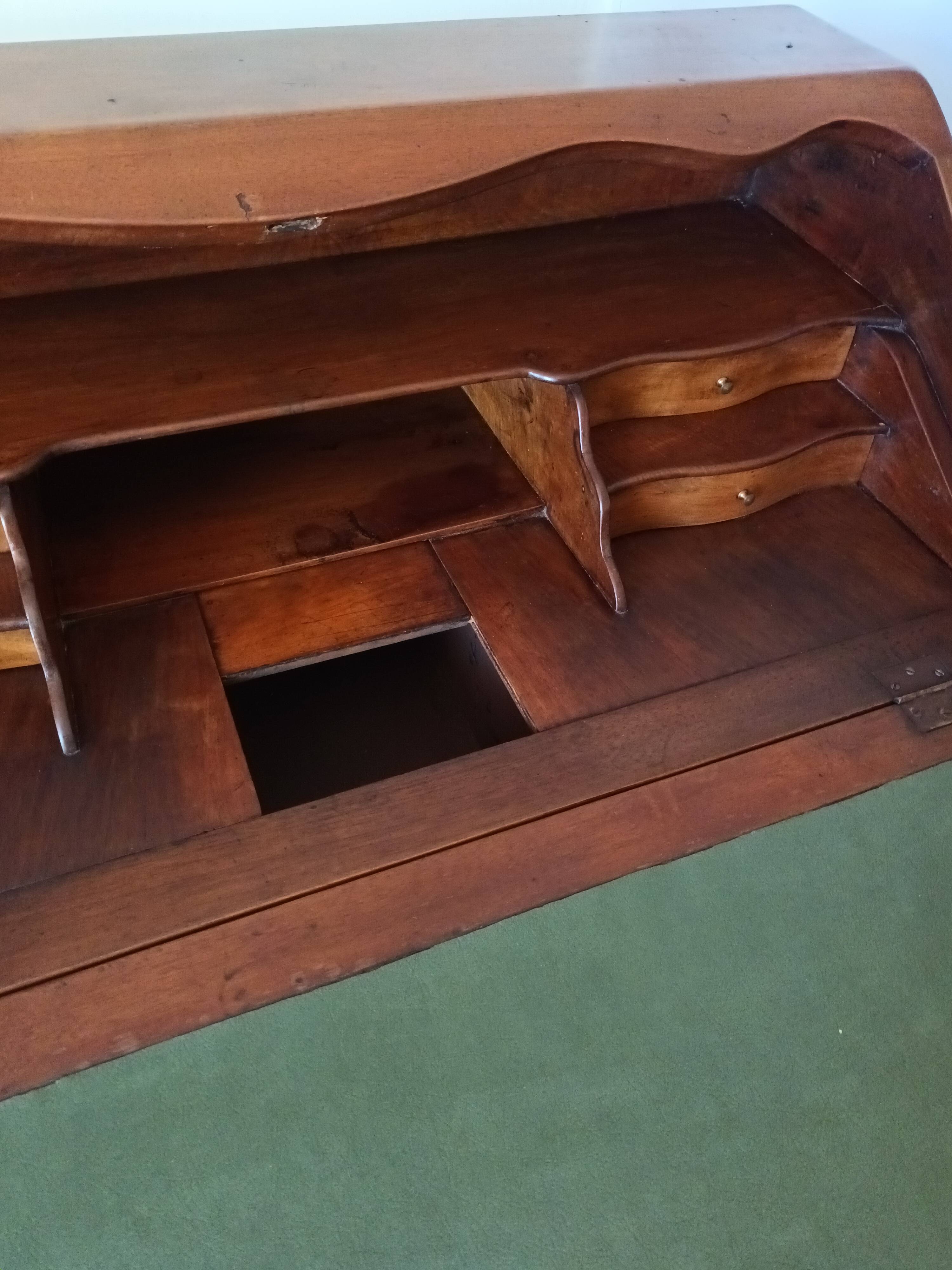 Louis XV style sloped secretary, 18th century.