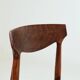Set of two dining chairs in Scandinavian design.