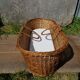 Former Couffin Bed Baby Wicker Braided With Anses - Vintage Matelas