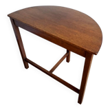 Vintage half-moon coffee table