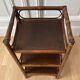 Rattan shelf vintage bamboo 60s