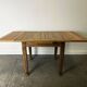 1930s solid oak extending draw-leaf dining table | Arts & Crafts style