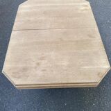 125cm hexagonal extendable art deco table