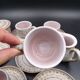 Earthenware coffee service signed Jean Austruy Vallauris around 1970 - Cups - saucers - milk pot