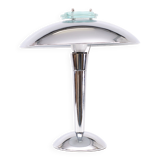 Tokyo Bauhaus Chrome table lamp 1980s Japan