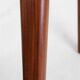 Set of 4 reupholstered Danish teak chairs, 1960s