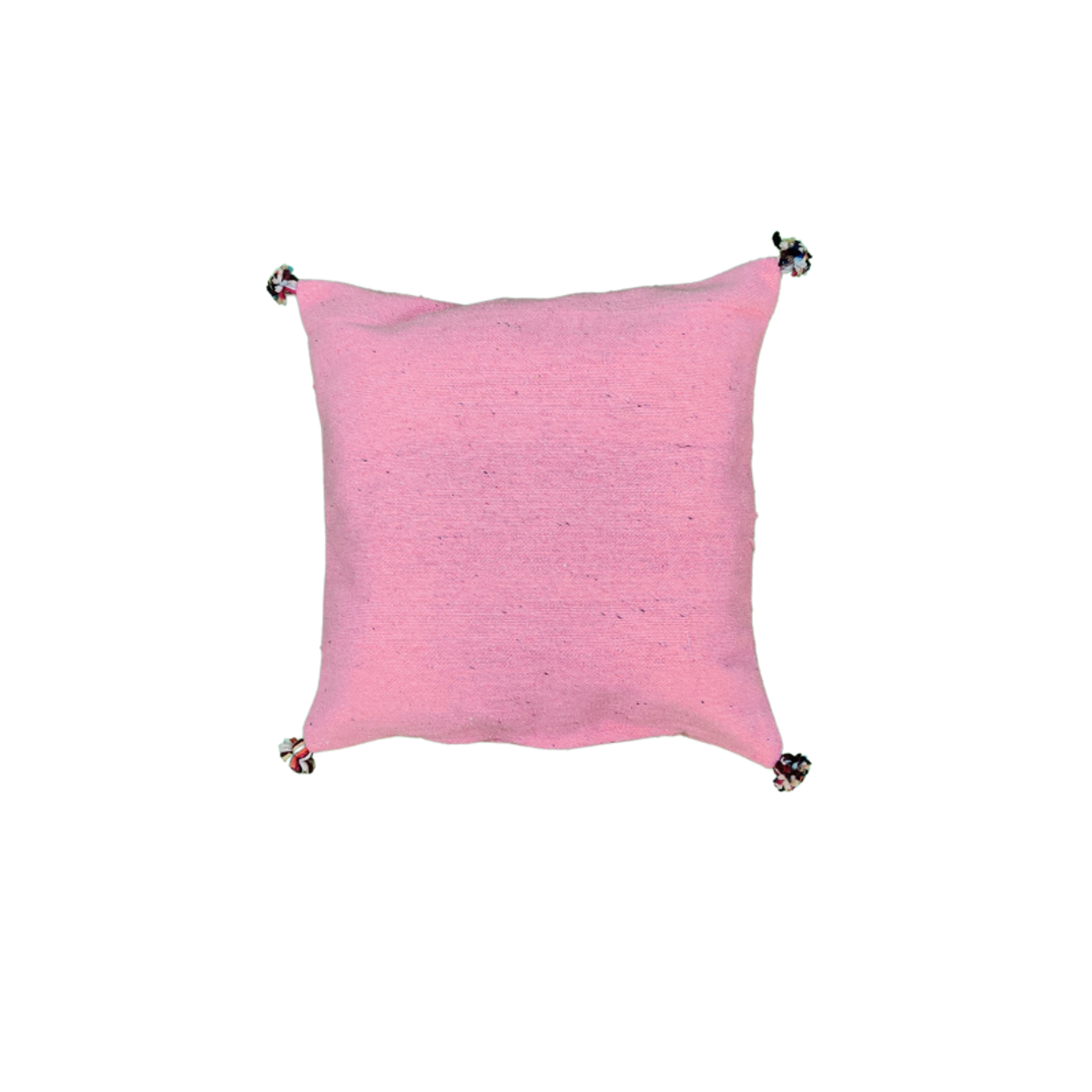 Coussin berbère rose simple