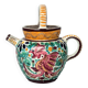 Pitcher Pot Earthenware - dragon decor - Swirling patterns and fantastic creatures - Masse frères