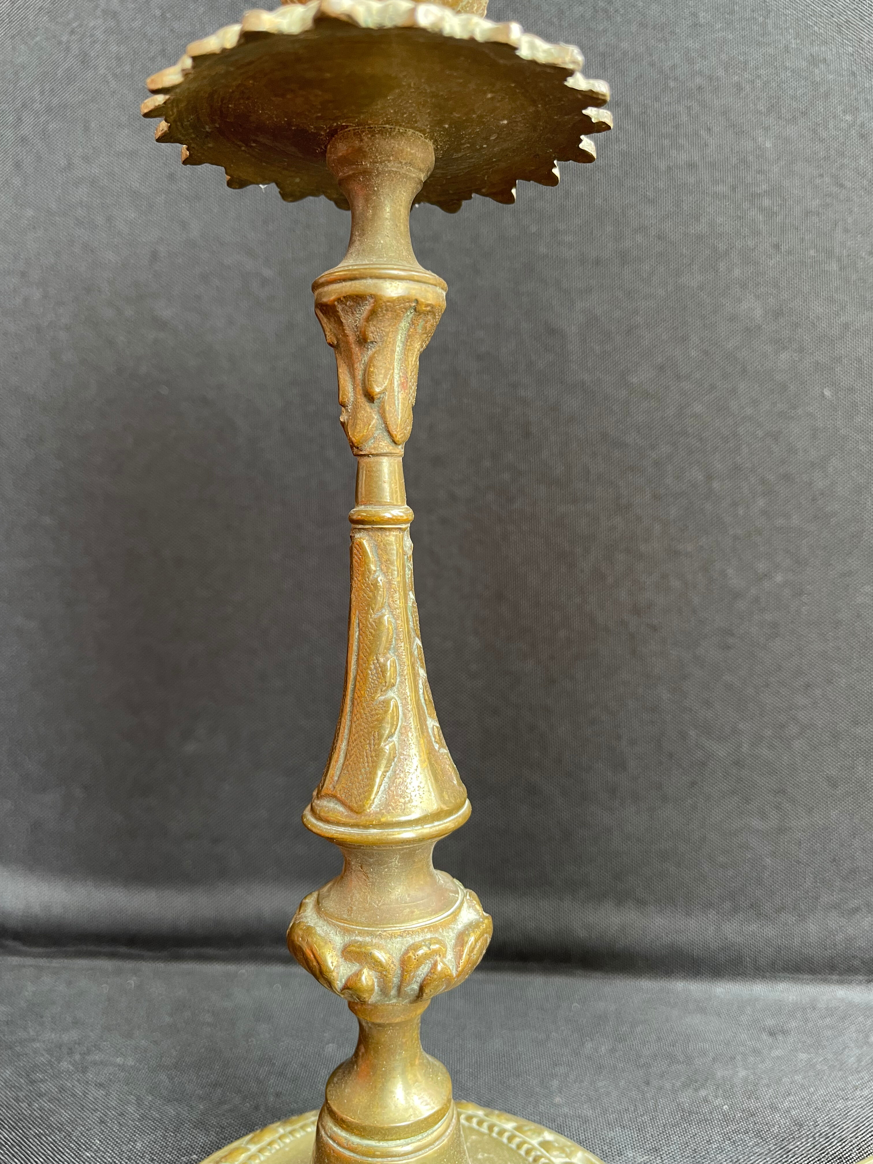 Candlesticks (2) - Louis XVI style - Gilded bronze